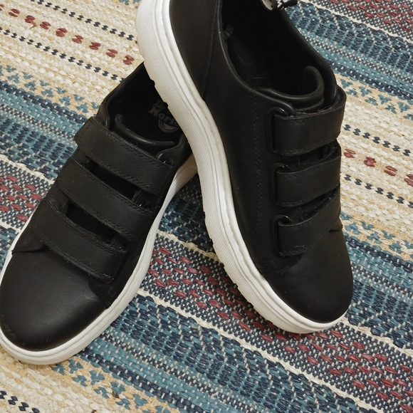 Dr. Martens Black Dante Strap Sneakers - Picture 11 of 13
